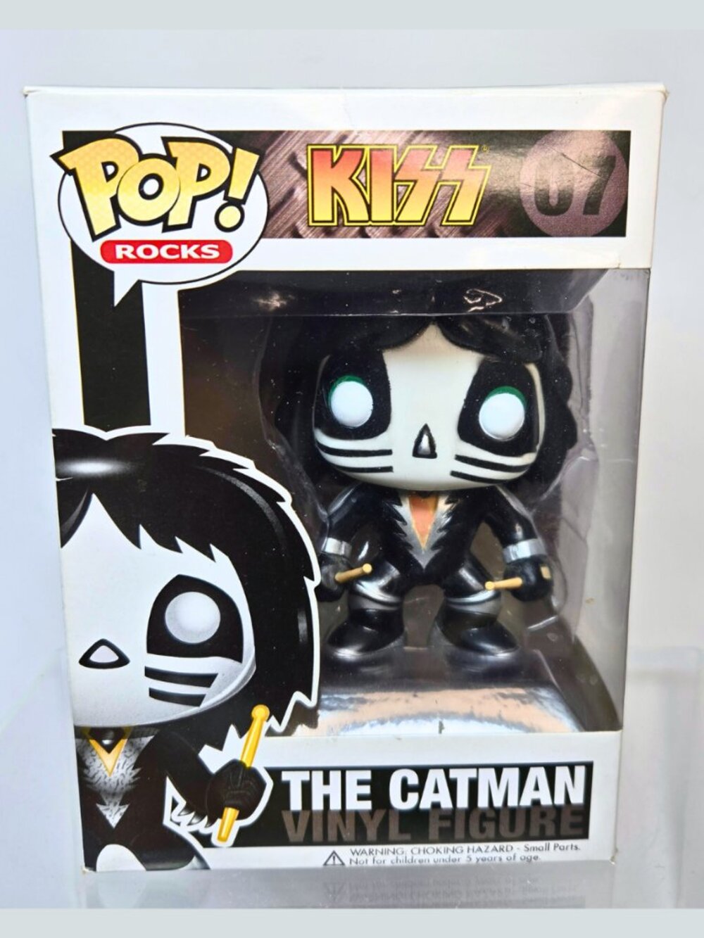 Funko Pop Rocks KISS The Catman #07 Vinyl Figure New As Is